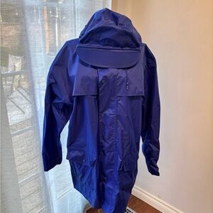 Men's Waterproof Blue Raincoat